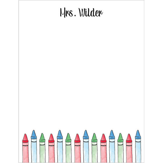 Color My World Flat Note Cards